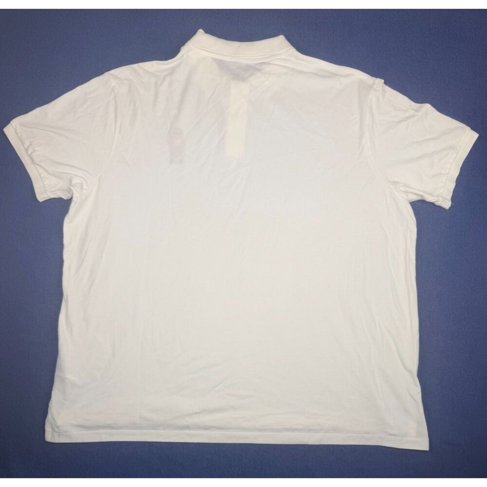Polo Ralph Lauren Mens 4xb White Polo Shirt Embro… - image 3